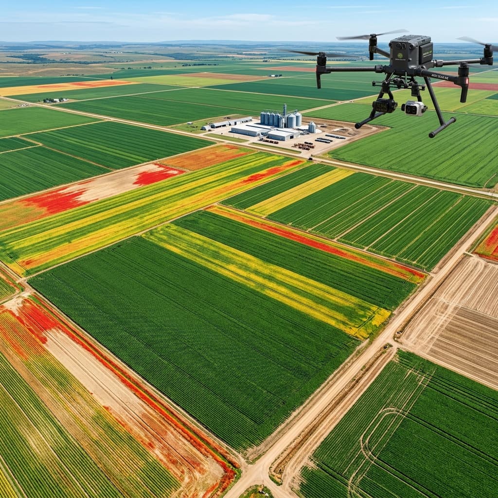 Mapa multiespectral de precisión