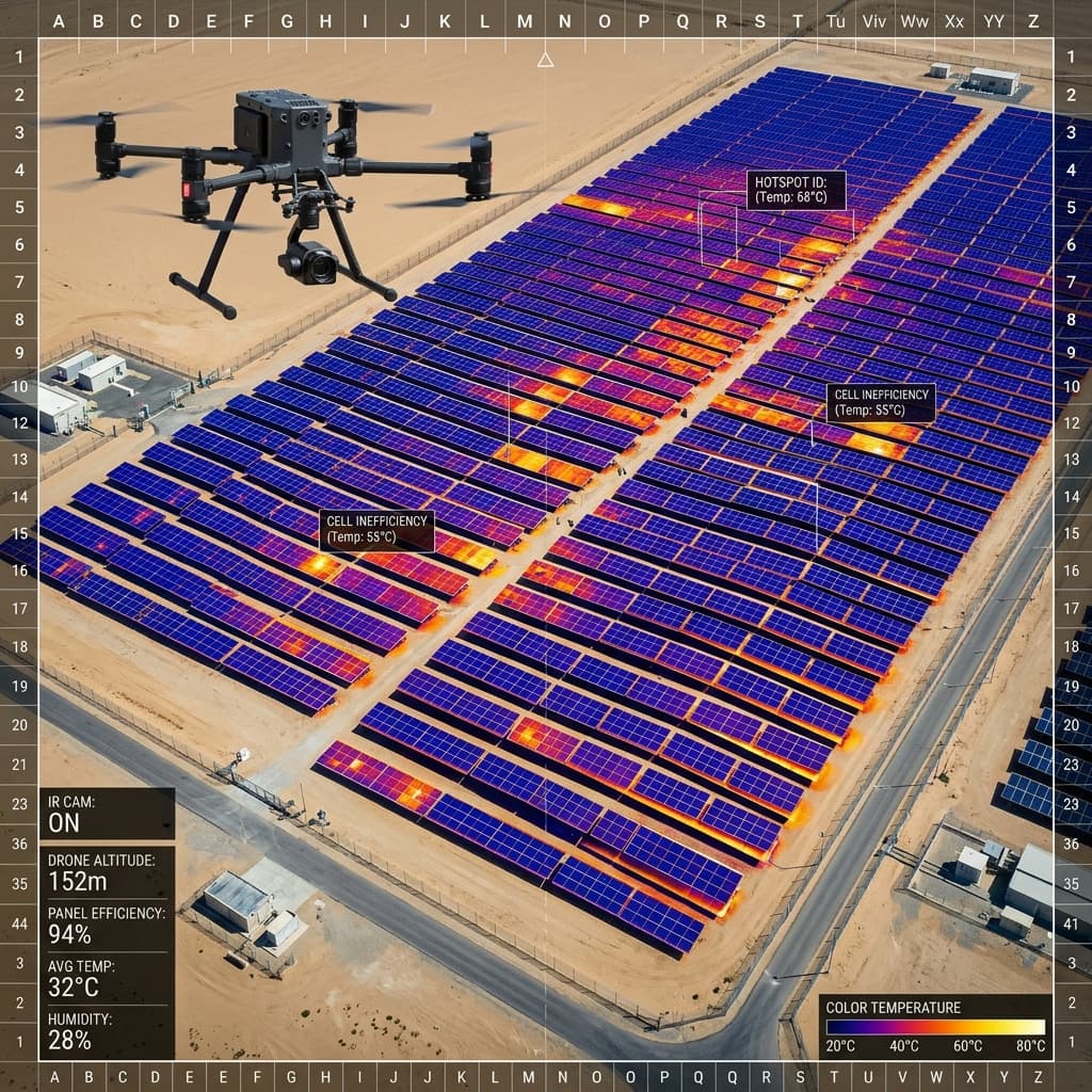 Inspección térmica industrial de alta resolución